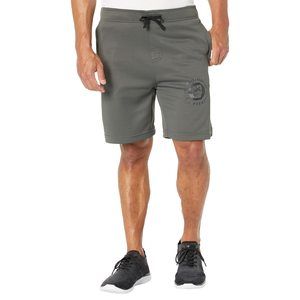 UFC Mens Basic 8" Workout Shorts Dark Grey 2XL